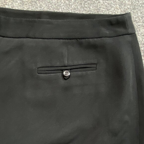Apostrophe Essentials Skirt‎ Womens 16 Black Lined Slit Business Office Wear - Picture 9 of 10